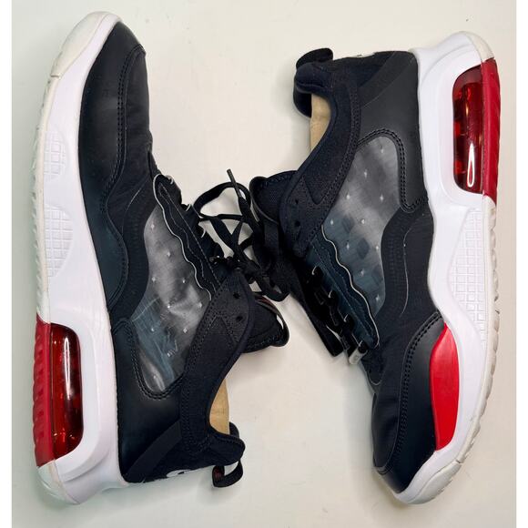 Nike Jordan Air Max 200 Bred Jumpman Black Red Sz 10.5 Active Sneaker CD6105-006 - Picture 3 of 8